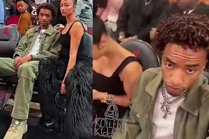 名场面此前22岁杰伦·格林的39岁女友带22岁儿子观战他